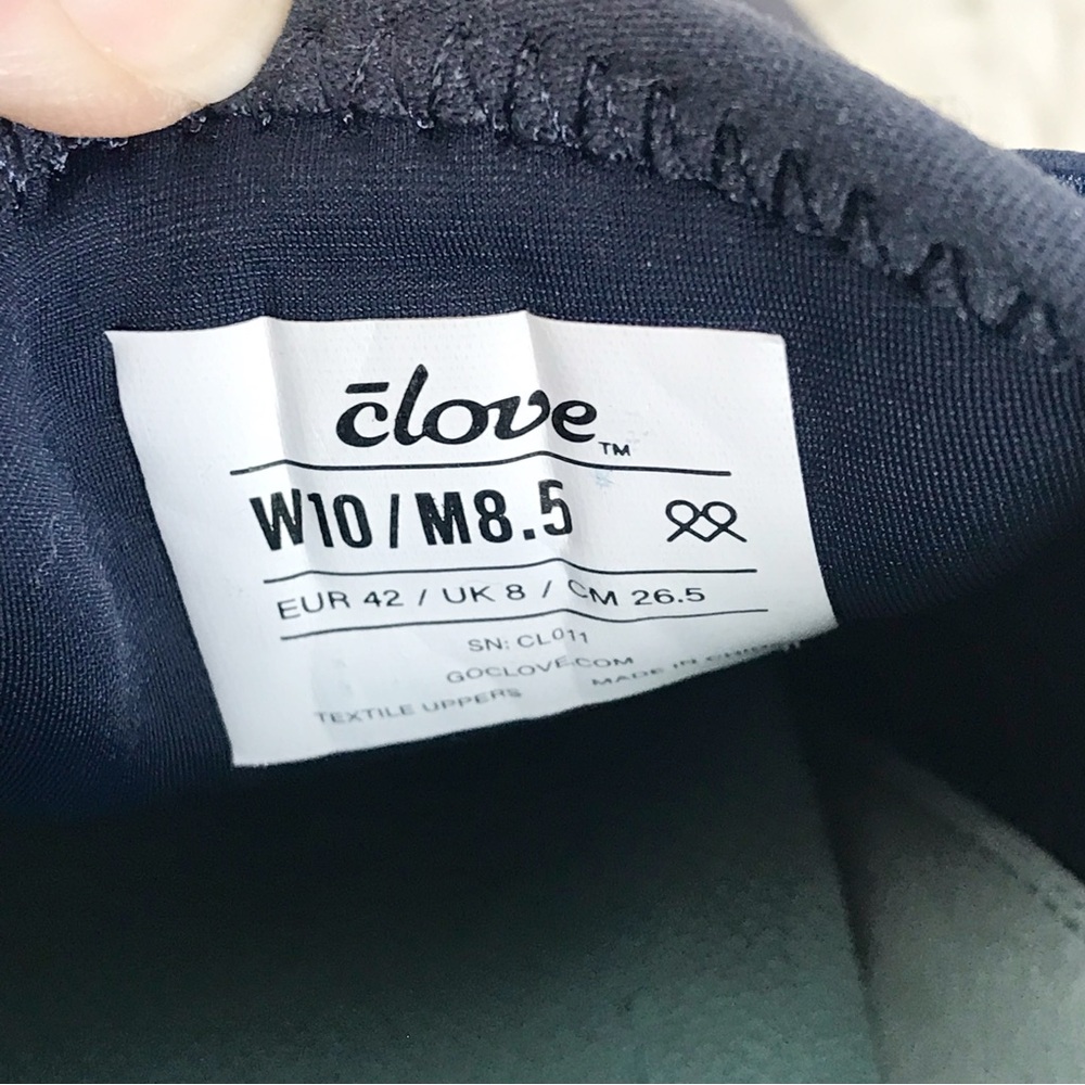 CLOVE Navy Aqua Blue Classic Nursing Shoe Sneaker Womens Size 10 Comfort Slip On - Picture 6 of 10